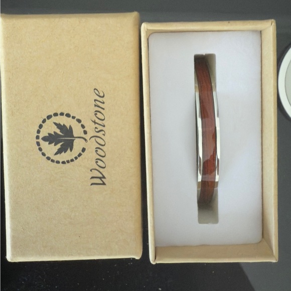 woodstone Jewelry - NIB Woodstone silver and Brown Women's Bracelet